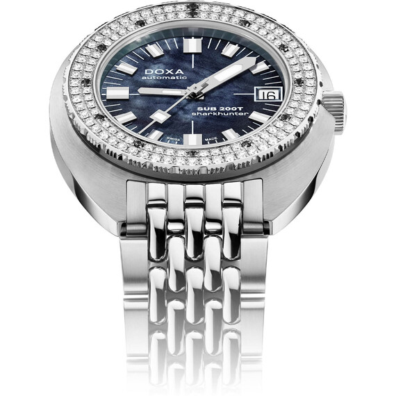 Dámské,Pánské hodinky Doxa SUB 200T Sharkhunter Diamonds 804.10D.101.10, Verze: modrá , 5 image