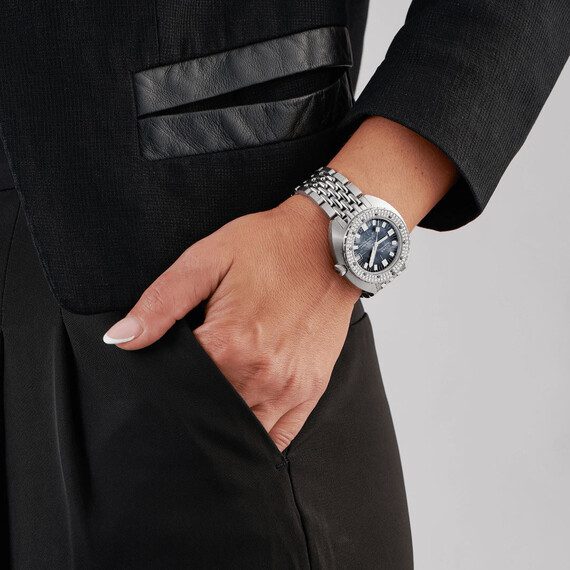 Dámské,Pánské hodinky Doxa SUB 200T Sharkhunter Diamonds 804.10D.101.10, Verze: modrá , 2 image