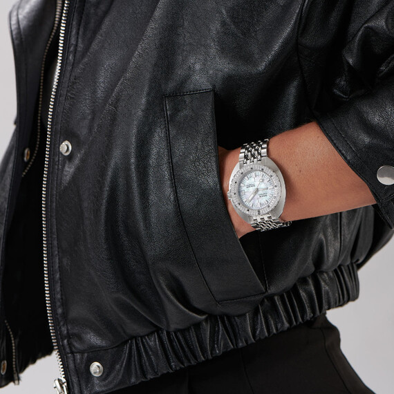 Dámské,Pánské hodinky Doxa SUB 200T Whitepearl Diamonds 804.10D.011.10, Verze: bílá , 2 image