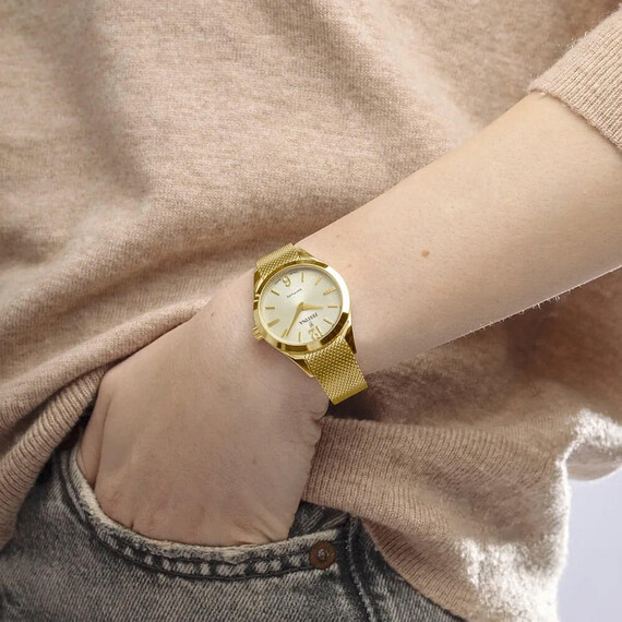 Dámské hodinky Festina Swiss Made Grace F20077/3, Verze: žluté zlato3 , 4 image