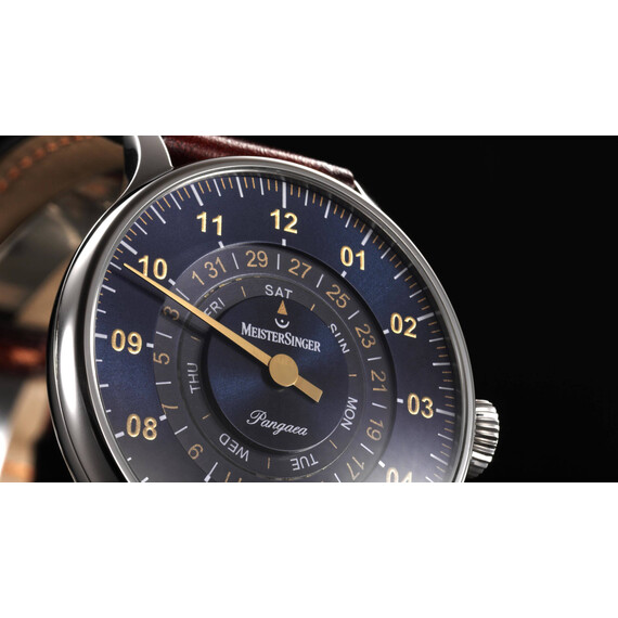 Pánské hodinky MeisterSinger Pangea Day Date PDD917G, Verze: modrá , 3 image