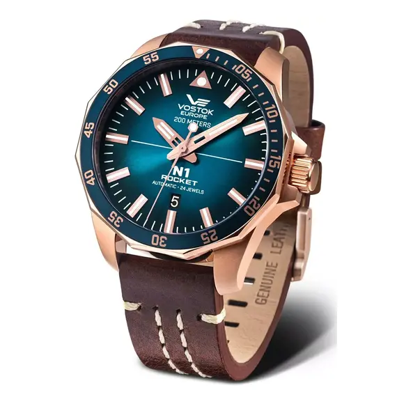 Pánské hodinky Vostok Europe Rocket N1 NH35A-225B616, Verze: růžové zlato 