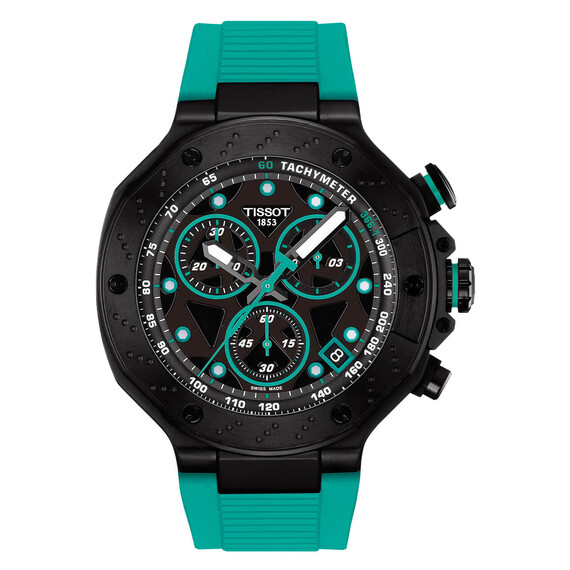 Pánské hodinky Tissot T-Race Quartz Chronograph T141.417.37.051.01, Verze: zelená2 