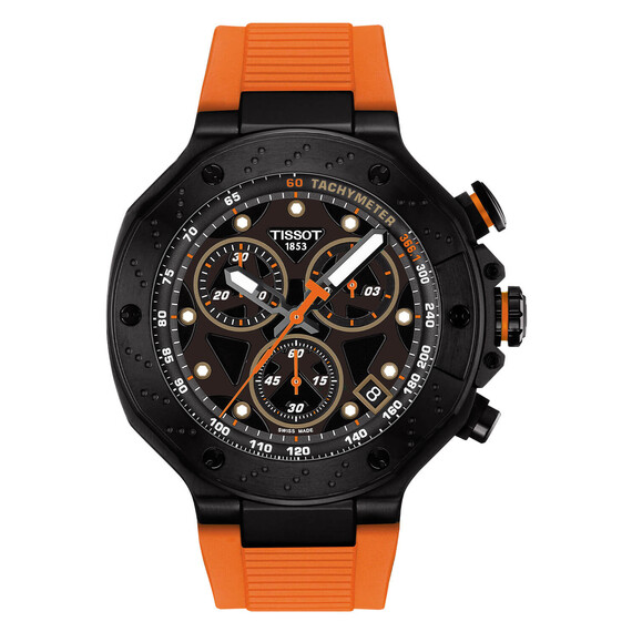 Pánské hodinky Tissot T-Race Quartz Chronograph T141.417.37.051.02, Verze: oranžová 