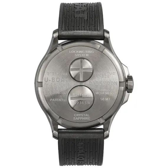 Pánské hodinky U-BOAT Darkmoon 44 mm Red Glass SS 8465, Verze: červená , 2 image