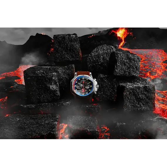 Pánské hodinky Vostok Europe Atomic Age Oppenheimer YM86-640A696, Verze: hnědá , 4 image