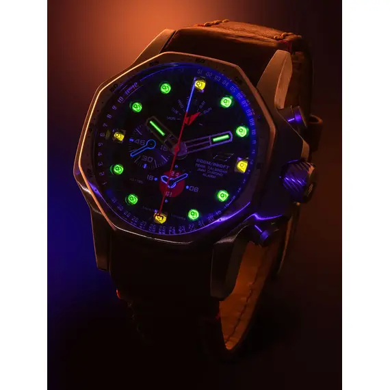 Pánské hodinky Vostok Europe Atomic Age Oppenheimer YM86-640A696, Verze: hnědá , 3 image