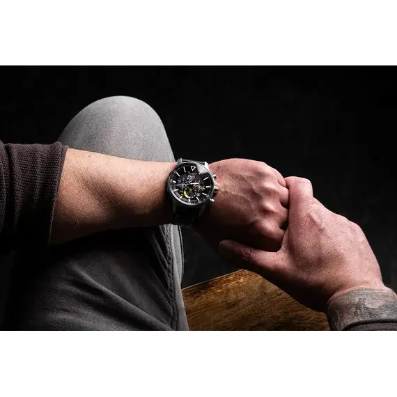 Pánské hodinky Vostok Europe Expedition North Pole Solar Power Chronograph Polar Poppy VR42-595A732, Verze: černá , 6 image