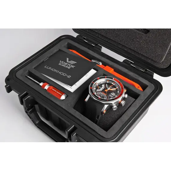 Pánské hodinky Vostok Europe Lunokhod-2 YM86-620A636, Verze: hnědá , 5 image