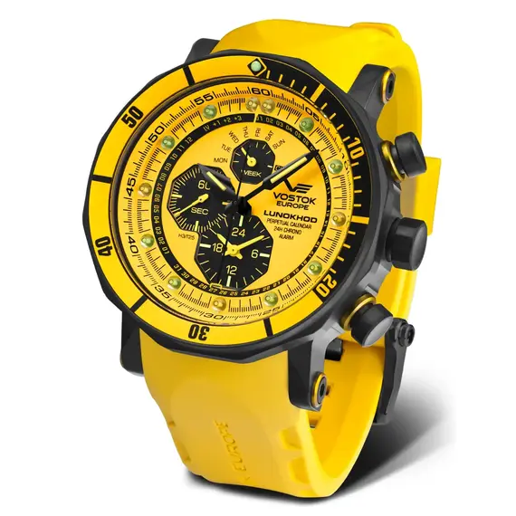 Pánské hodinky Vostok Europe Lunokhod-2 YM86-620C504, Verze: žlutá , 2 image