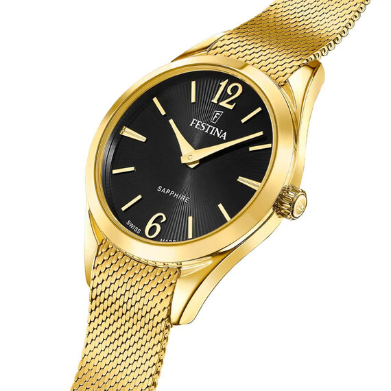 Dámské hodinky Festina Swiss Made Grace F20077/5, Verze: žluté zlato5 , 2 image