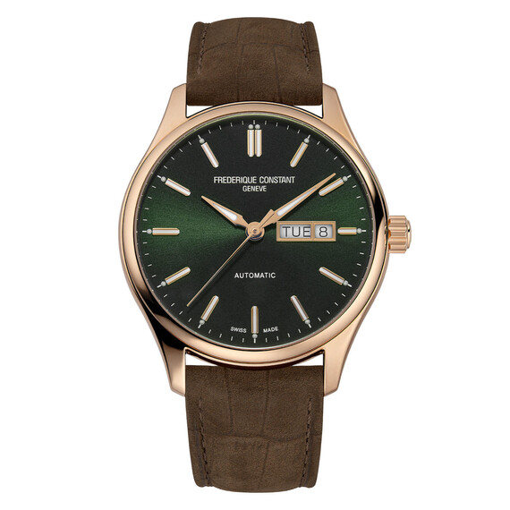 Pánské hodinky Frederique Constant Classics Automatic Day Date FC-304GR5B4, Verze: růžové zlato 