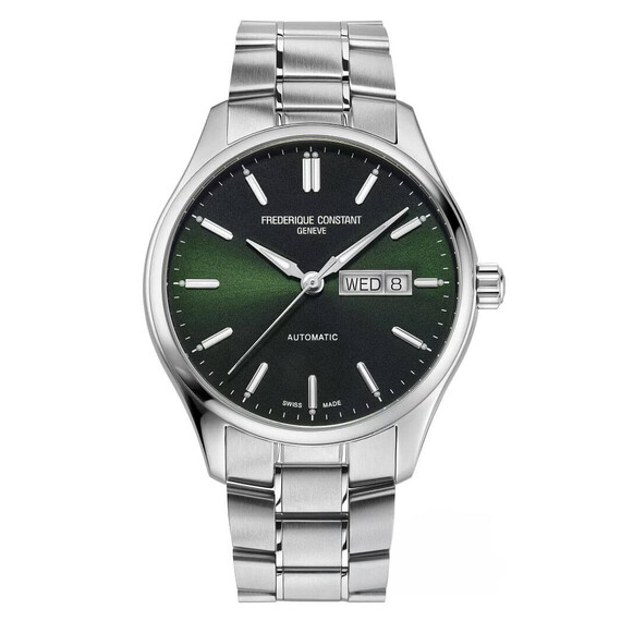 Pánské hodinky Frederique Constant Classics Automatic Day Date FC-304GR5B6B, Verze: zelená 