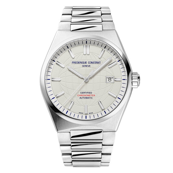 Pánské hodinky Frederique Constant Highlife Automatic COSC FC-303SI4NH6B, Verze: béžová, krémová 