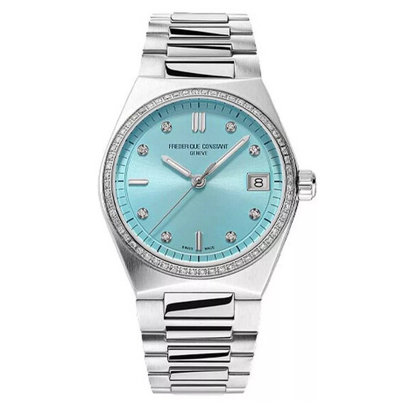Dámské hodinky Frederique Constant Highlife Lady Quartz FC-240LBD2NHD6B, Verze: modrá5 