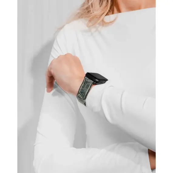 Řemínek Hirsch Stone zelený 19 L - 120/80, Verze: zelená, Šířka řemínku: 19, Šířka u spony: 18, Délka řemínku: L - 120/80 , 7 image