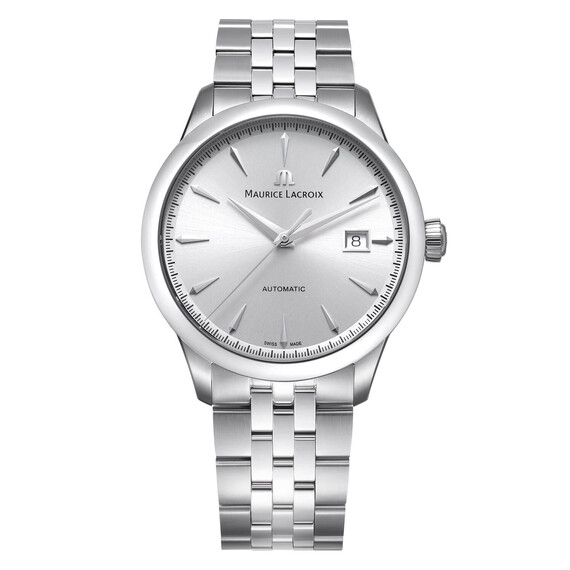 Pánské hodinky Maurice Lacroix 1975 Automatic 756008-SS002-130-1, Verze: stříbrná 