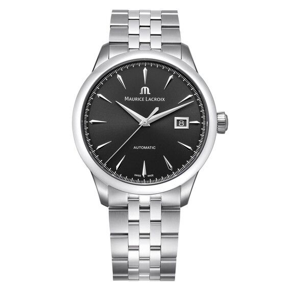 Pánské hodinky Maurice Lacroix 1975 Automatic 756008-SS002-330-1, Verze: černá 