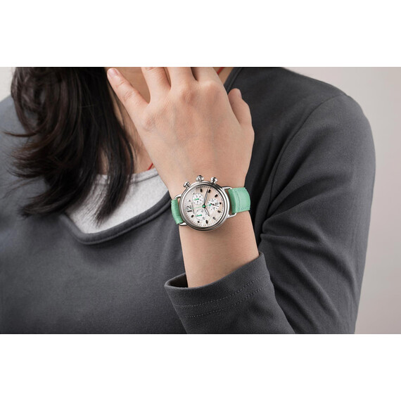 Dámské hodinky Aerowatch 1942 Chronolady Pastel Green A 81105 AA03, Verze: zelená , 3 image