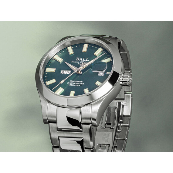 Pánské hodinky Ball Engineer III Marvelight Chronometer Day Date NM9036C-S1C-GR, Verze: zelená , 3 image