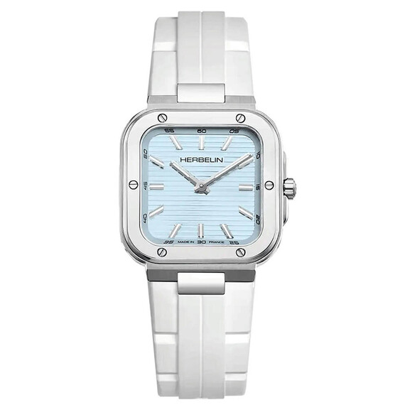 Dámské hodinky Herbelin Cap Camarat Lady Square 17546A25CW, Verze: bílá2 