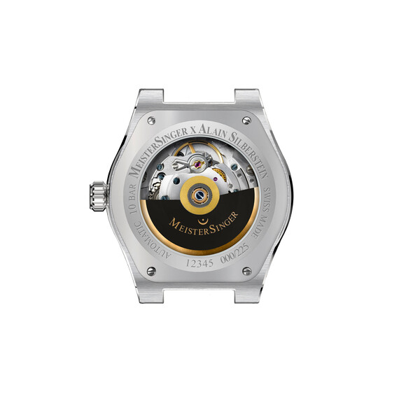 Pánské hodinky MeisterSinger X Alain Silberstein Edition Kaenos Open Date ED-KSOD-AS2025, Verze: černá2 , 2 image