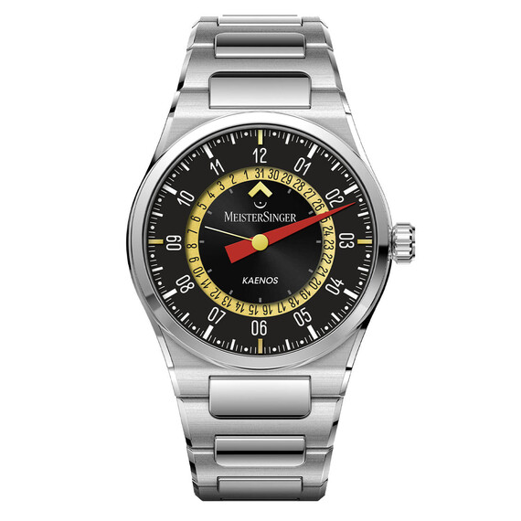 Pánské hodinky MeisterSinger X Alain Silberstein Edition Kaenos Open Date ED-KSOD-AS2025, Verze: černá2 