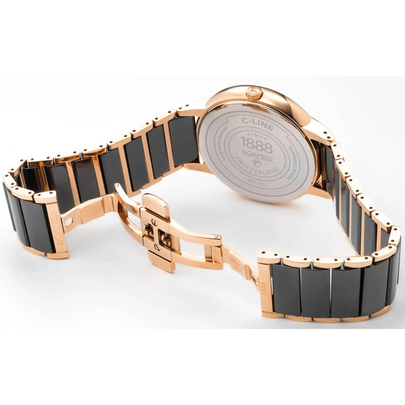 Pánské hodinky Roamer C-Line 997833 46 85 20, Verze: růžové zlato , 3 image