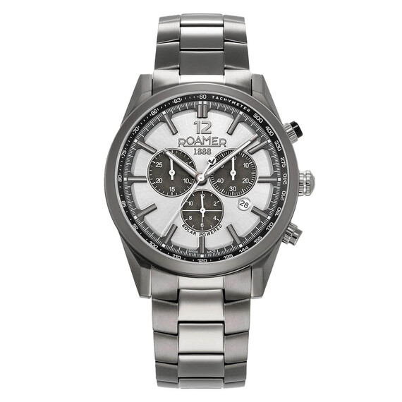 Pánské hodinky Roamer Helios Power 973981 44 15 20, Verze: stříbrná 