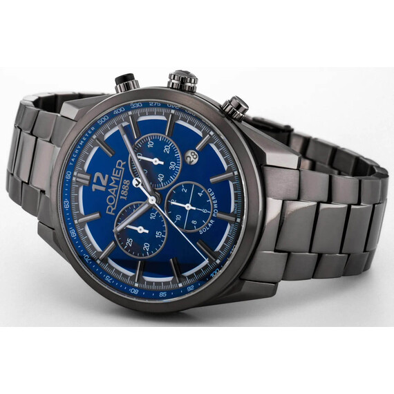 Pánské hodinky Roamer Helios Power 973981 44 45 20, Verze: modrá , 4 image