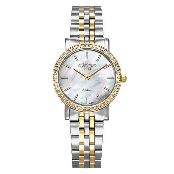 Dámské hodinky Roamer Scala 976830 47 20 50, Verze: žluté zlato 
