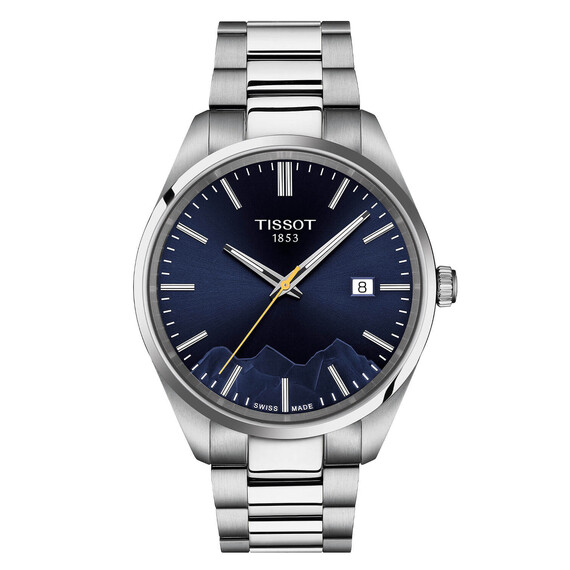 Pánské hodinky Tissot PR 100 Jungfraubahn T150.410.11.041.02, Verze: modrá 