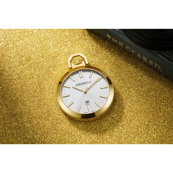 Pánské hodinky Aerowatch Lepines Quartz 42829 JA04, Verze: žluté zlato , 2 image