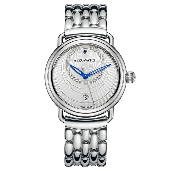 Dámské hodinky Aerowatch 1942 Lady Automatic A 60900 AA24 M, Verze: stříbrná2 