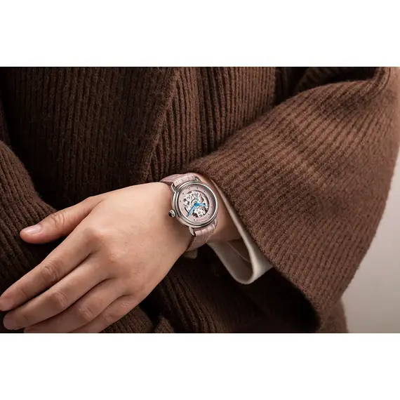 Dámské hodinky Aerowatch 1942 Lady Automatic Skeleton A 60960 AA20, Verze: růžová , 6 image