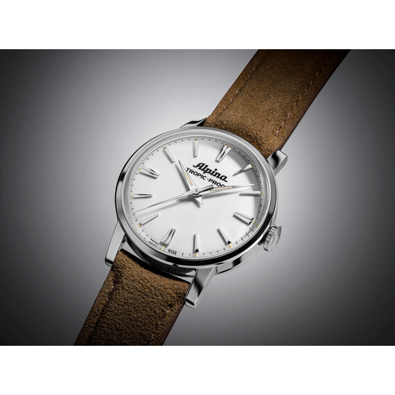 Dámské,Pánské hodinky Alpina Heritage Tropic-Proof Handwinding AL-480S2H6, Verze: bílá , 5 image