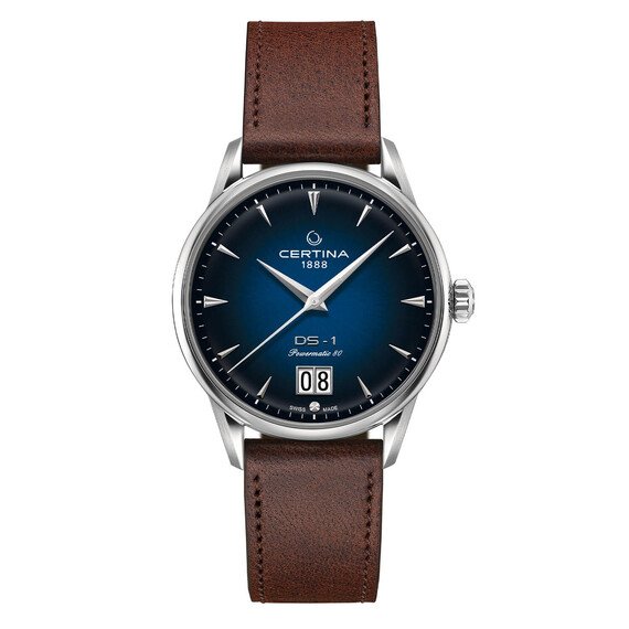Pánské hodinky Certina DS 1 Big Date Powermatic 80 C029.426.16.041.00, Verze: hnědá 
