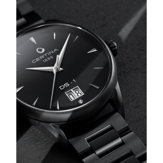 Pánské hodinky Certina DS-1 Big Date Powermatic 80 C029.426.33.051.00, Verze: černá , 7 image