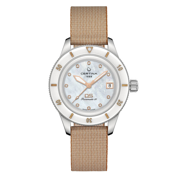 Dámské hodinky Certina DS PH200M Lady C036.207.18.106.00, Verze: béžová, krémová 2 