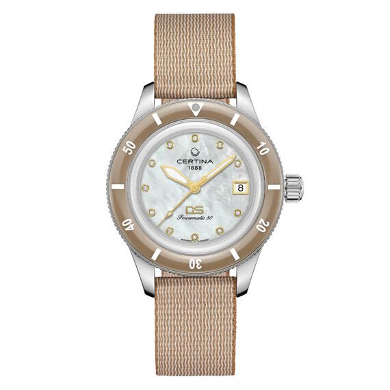 Dámské hodinky Certina DS PH200M Lady C036.207.18.116.00, Verze: béžová, krémová 