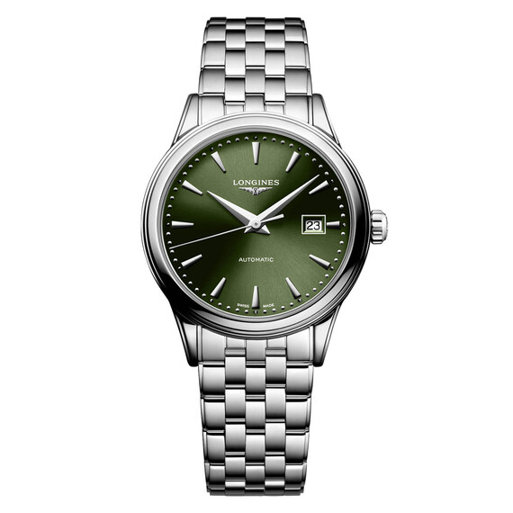 Dámské hodinky Longines Flagship L4.374.4.02.6, Verze: zelená 