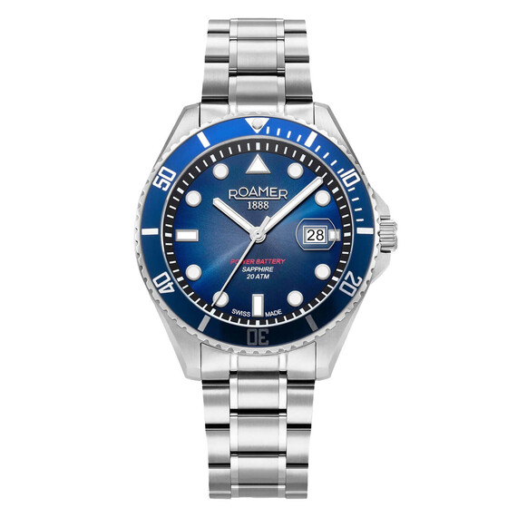 Pánské hodinky Roamer Pro Scuba 200 969845 41 45 20, Verze: modrá 