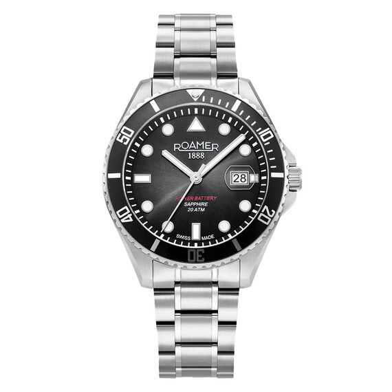 Pánské hodinky Roamer Pro Scuba 200 969845 41 85 20, Verze: šedá 