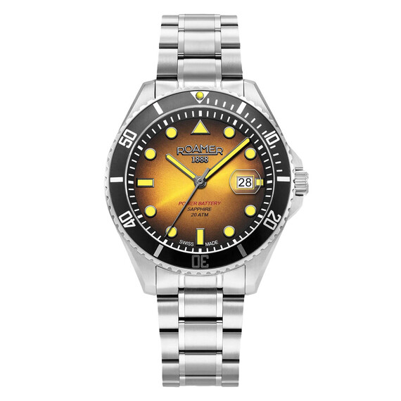 Pánské hodinky Roamer Pro Scuba 200 969845 41 95 20, Verze: žluté zlato 