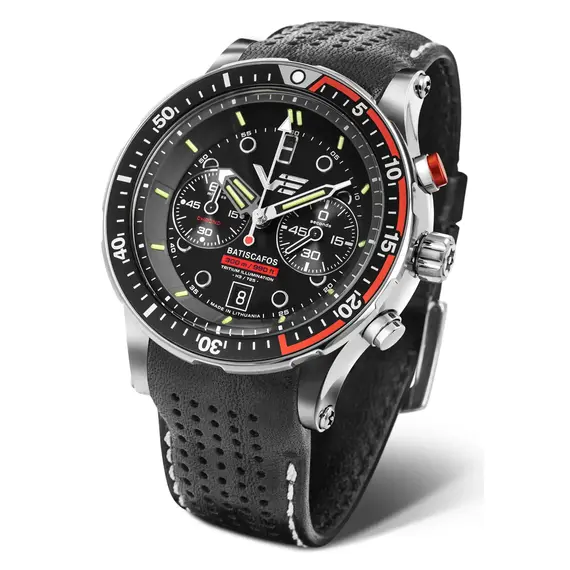 Pánské hodinky Vostok Europe Batiscafos Chrono 6S21-511A771, Verze: černá 