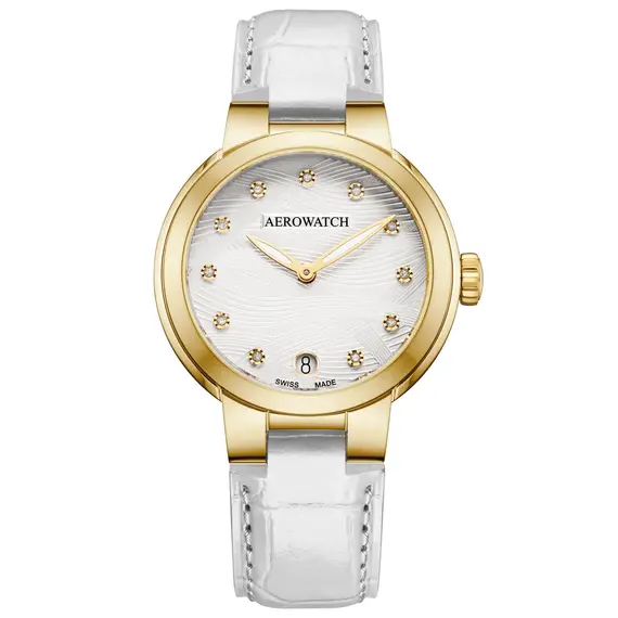 Dámské hodinky Aerowatch Harmonie A 42107 JA03, Verze: žluté zlato 