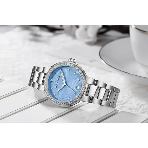 Dámské hodinky Aerowatch Harmonie Automatic A 60106 AA01 DIA M, Verze: modrá2 , 2 image