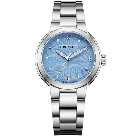Dámské hodinky Aerowatch Harmonie Automatic A 60106 AA01 M, Verze: modrá2 