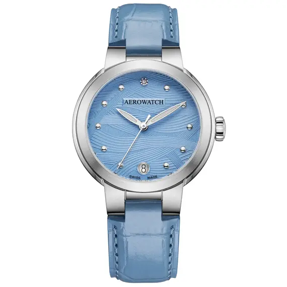 Dámské hodinky Aerowatch Harmonie Automatic A 60106 AA01, Verze: modrá 