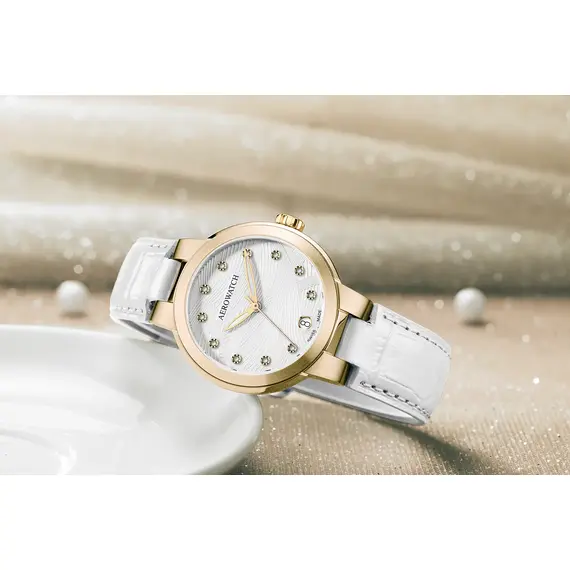 Dámské hodinky Aerowatch Harmonie Automatic A 60106 JA03, Verze: žluté zlato2 , 2 image